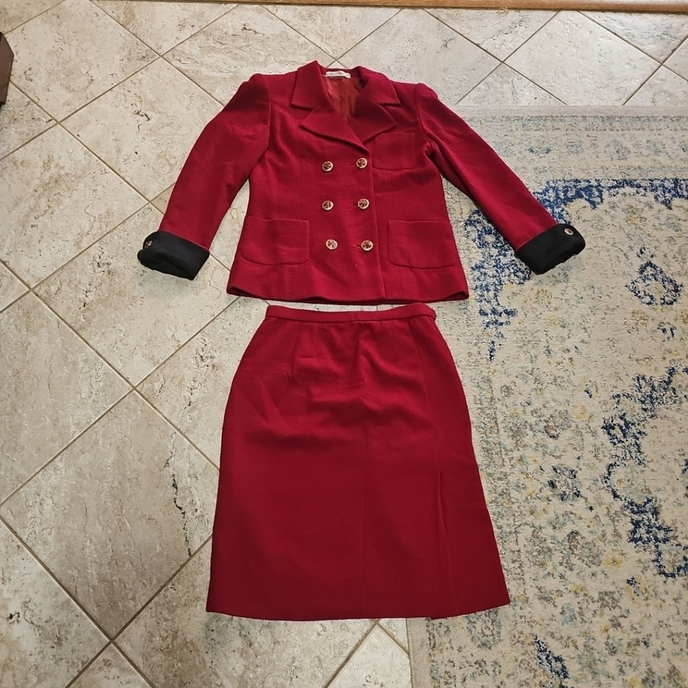 Givenchy Skirtsuit Set Size XS - Picture 1 of 11